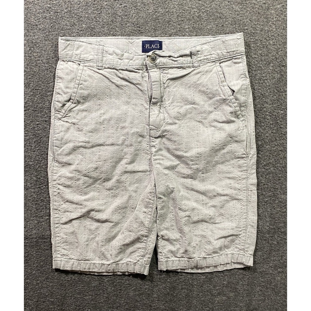 The Children's Place Youth Gray Shorts Classic Button Size 14